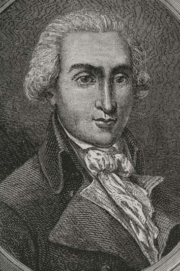 Felix-Julien-Jean Bigot de Preameneu (1747-1825). French lawyer and politician. He was one of the four legal authors of the Napoleonic Code, enacted on 21 March 1804. Portrait. Engraving. ""History of the French Revolution"". Volume I, 1876.