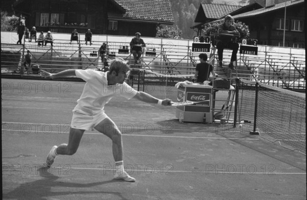 Swiss Open in Gstaad 1972: Roscoe Tanner
