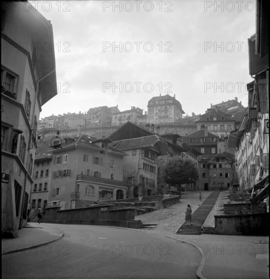 Fribourg; Neuveville district; 1951