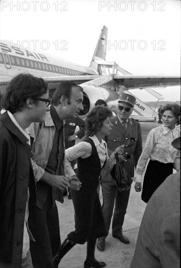 Jacques Pilet and Jean Martel back from Amman, 1970