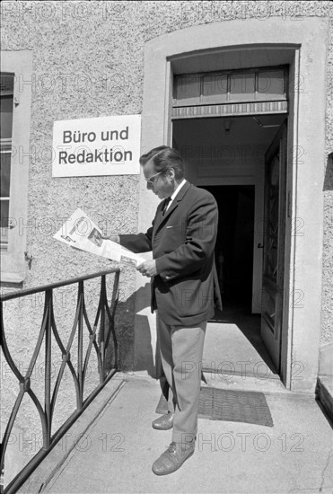 Border post on Lake Zurich, 1971