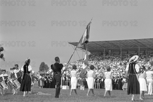 Swiss Wrestling Festival 1966 in Frauenfeld: Opening Ceremony