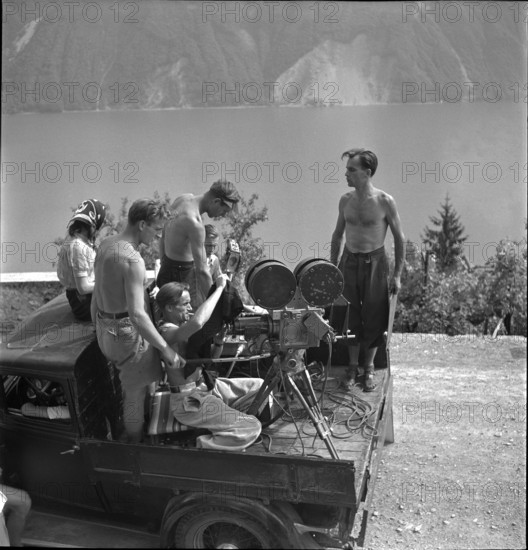 Matura trip; filming 1942