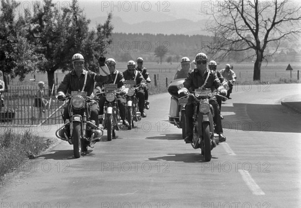 Tour de Suisse 1967: Motorcycle police officers