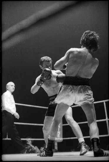 European Championship fight Chervet Atzori in Bern 1973