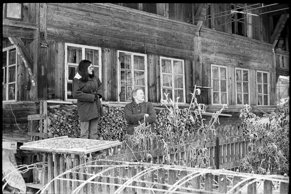 Woman and Girl in the Garden, 1970