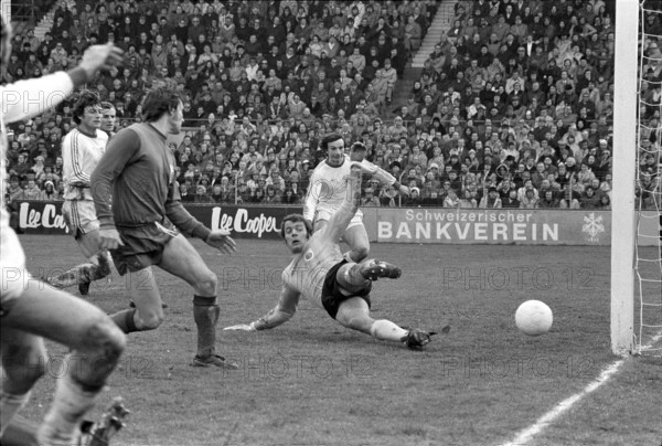 Cup Final 1975: FC Basel FC Winterthur; Goalkeeper Kunz