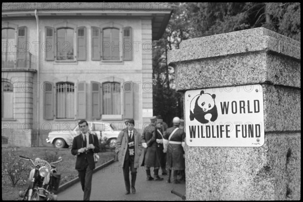 Prince Philip, visit to the WWF, Morges 1965