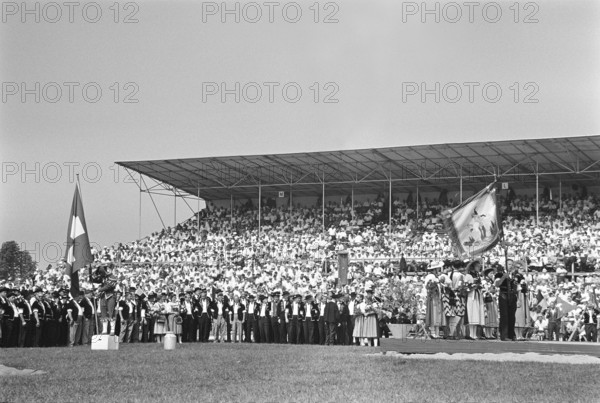 Swiss Wrestling Festival 1966 in Frauenfeld: Opening Ceremony
