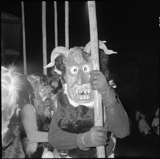 Winter expulsion in Laupen 1956