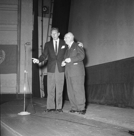 Danny Kaye in Geneva, 1956
