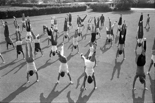 Swiss youth camp for artistic gymnasts, 1967