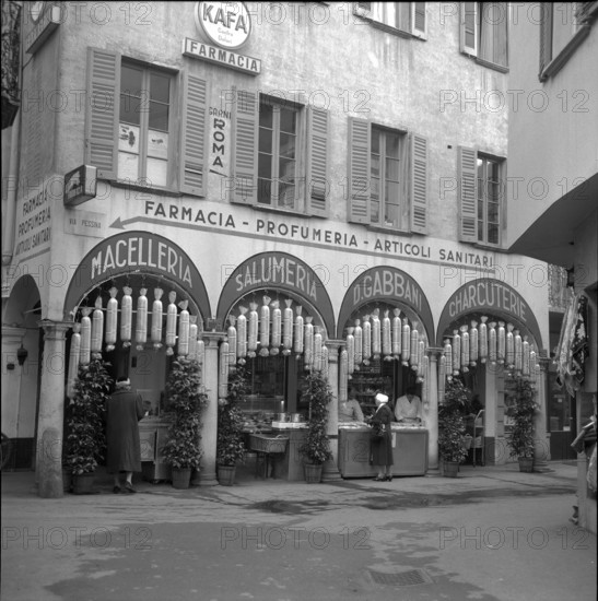 Alleys in Lugano, 1961