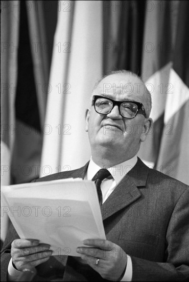 Jean Moeri, Chairman of the 50th General Assembly of the International Labour Organization (ILO), 1969