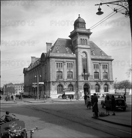 Post Office, Place du Port, Neuchâtel 1948
