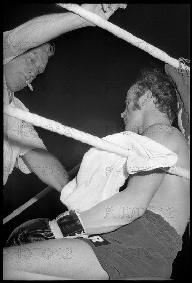 European Championship fight Zurlo vs. McClusky in Zurich 1970: John McClusky