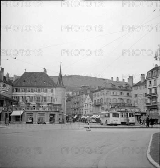 Place Pury, Neuchâtel 1948