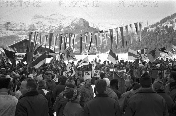 Swiss Youth Ski Camp: Opening Ceremony, 1968