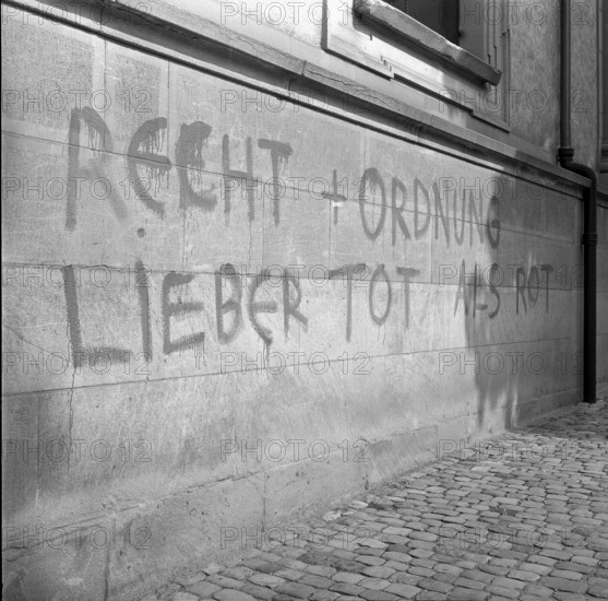 Mural against imperialism, Lucerne 1969