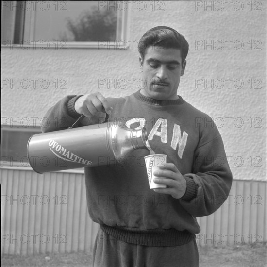 Helsinki Olympic Games 1952: Ovaltine for athlete, Iranian