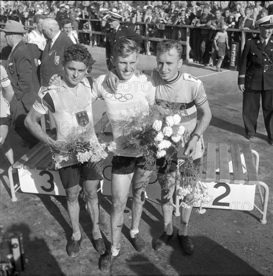 OS Helsinki 1952: 3rd Ziegler, 1st Noyelle, 2nd Grondelaers