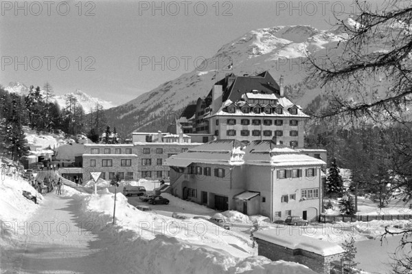 Hotel Suvretta in St. Moritz, 1972
