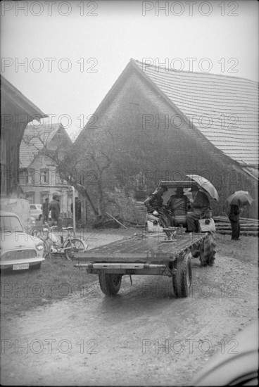 Kirchberg, Farmers go to Gant's farm, 1965
