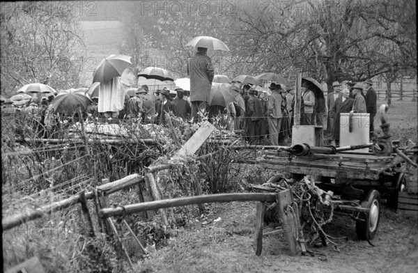 Kirchberg, Gant on a farm, 1965