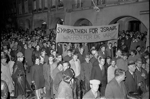 SixDay War; Solidarity with Israel; 1967