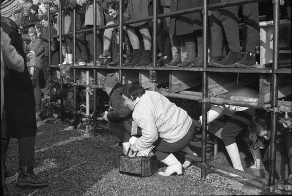 Olympic Games Grenoble 1968: Spectators at the opening ceremony