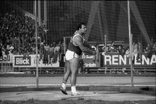 Zurich Athletics Meeting 1975: Hammer thrower