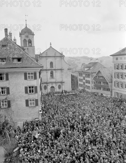 Assembly of the Ausserrhoden Landsgemeinde 1956