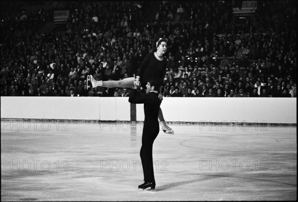 European Championships in Zurich 1971: The siblings Karin and Christian Künzle