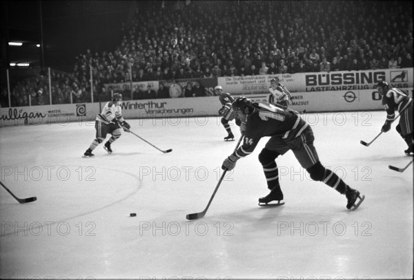 Ice hockey international match Switzerland Czechoslovakia 1971