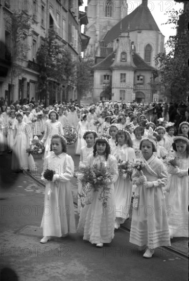 Corpus Christi procession in Freiburg 1941