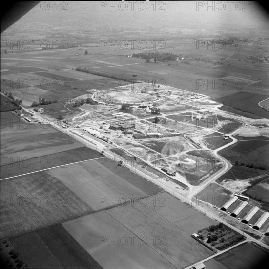 CERN construction site 1956