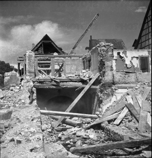 WWII: Bombing of Stein am Rhein, 1945; 3 months later