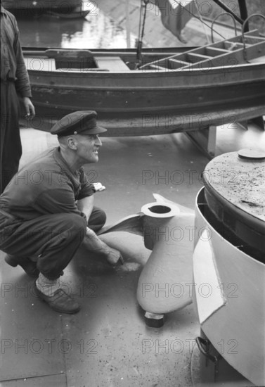 WW2: American fighter attacking Rhine ships, Basel 1944