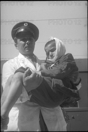 Refugee children from Serbia in Chiasso 1942
