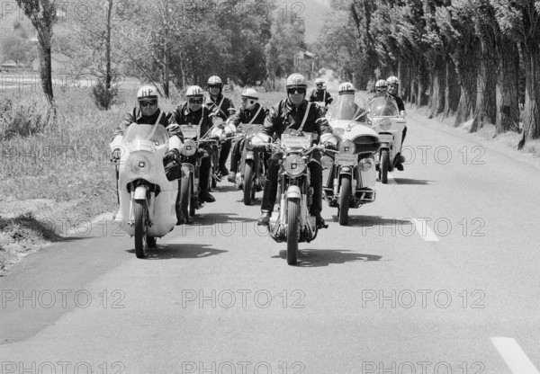 Tour de Suisse 1968: Motorized Army Police