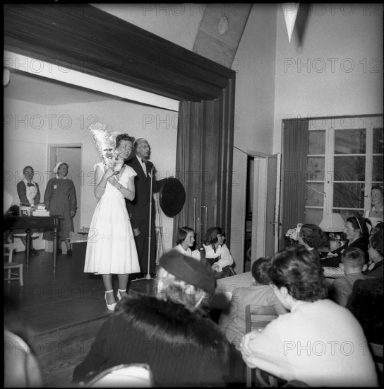 Annemarie Blanc at jubilee of nurse school Zurich 1951