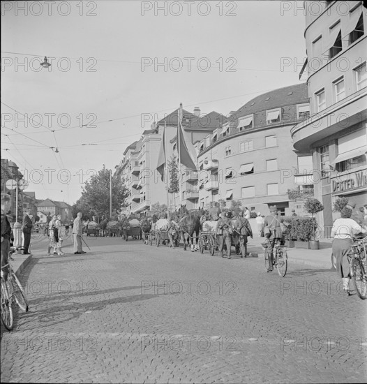 Zurich. General mobilization. 1939