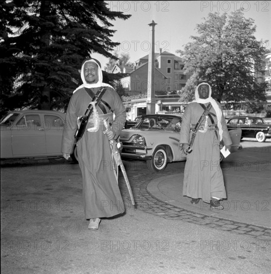 Bodyguards of King Saud, Geneva 1957
