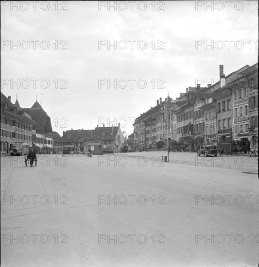 Aarberg. Stadtplatz. 1939