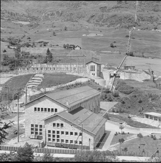 Lucendro power station 1955
