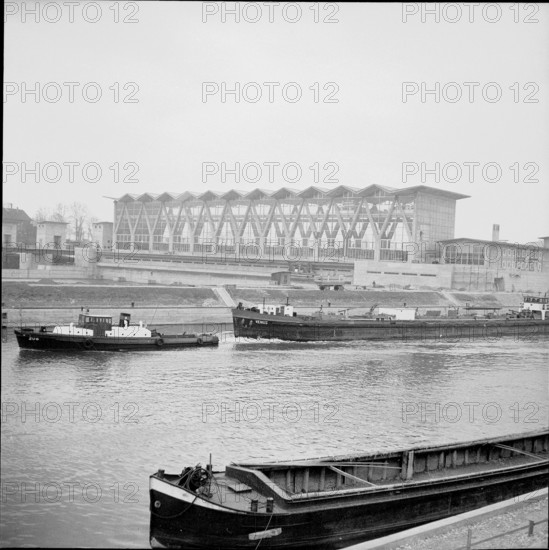 Birsfelden power station 1955