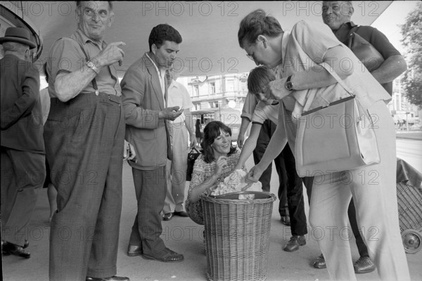 Solidarity with striking workers of Bally in Tessin canton 1970