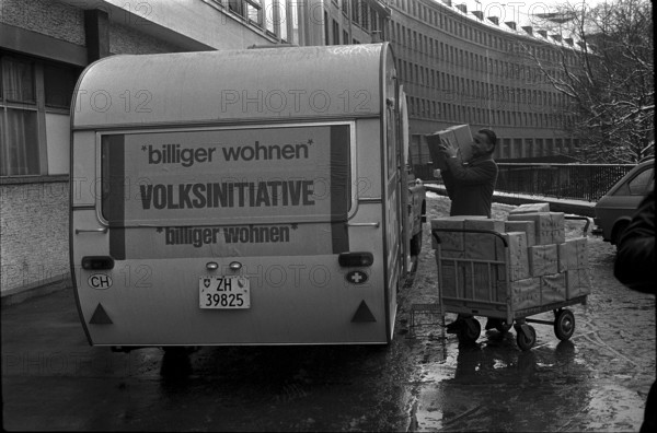 Brown cattle competitive exhibition in Schwyz 1960