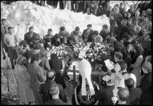Lawine in Frasco, Verzasca valley, 1951