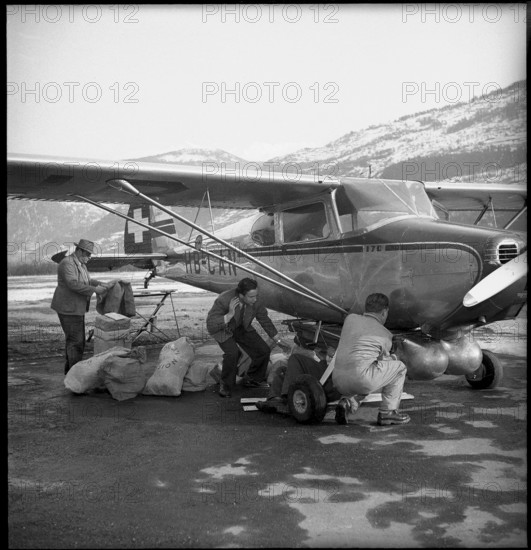 Avalanches in Valais 1951: Hermann Geiger and a redio reporter